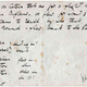 The handwritten note by Mabel Bates on the reverse of the programme.